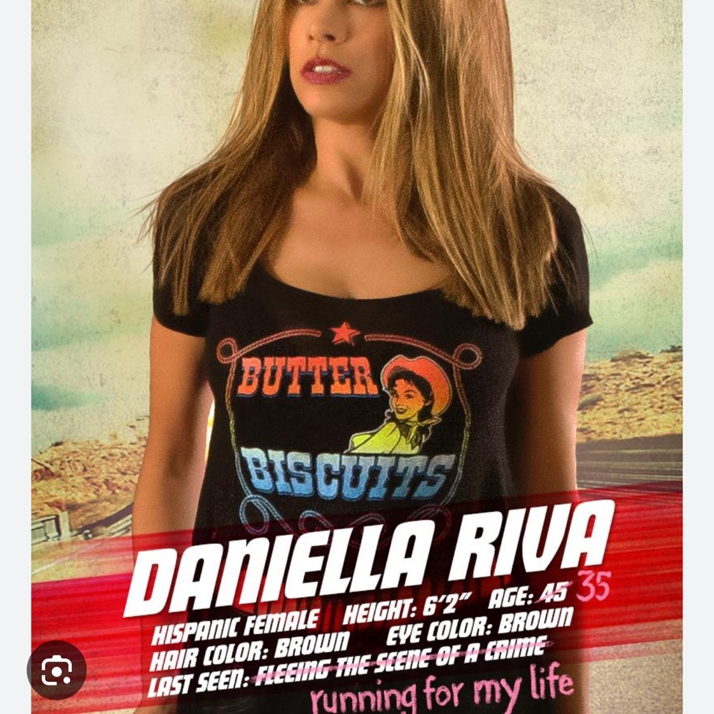Sofia vergara worn in Hot Pursuit Butter My Buscuits only 1 made